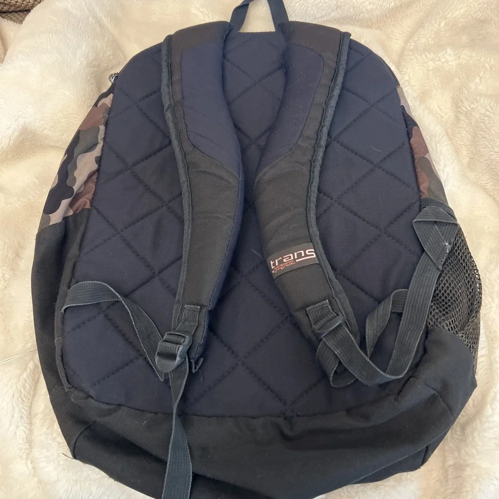 Trans by Jansport Camo Backpack  – GUC Multiple Pockets School Or Work